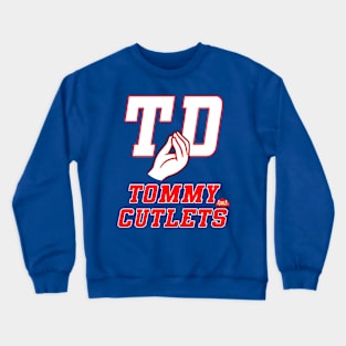 cutlets tommy devito blue Crewneck Sweatshirt